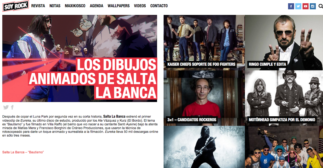 Soy Rock /// Estreno «Bautismo»