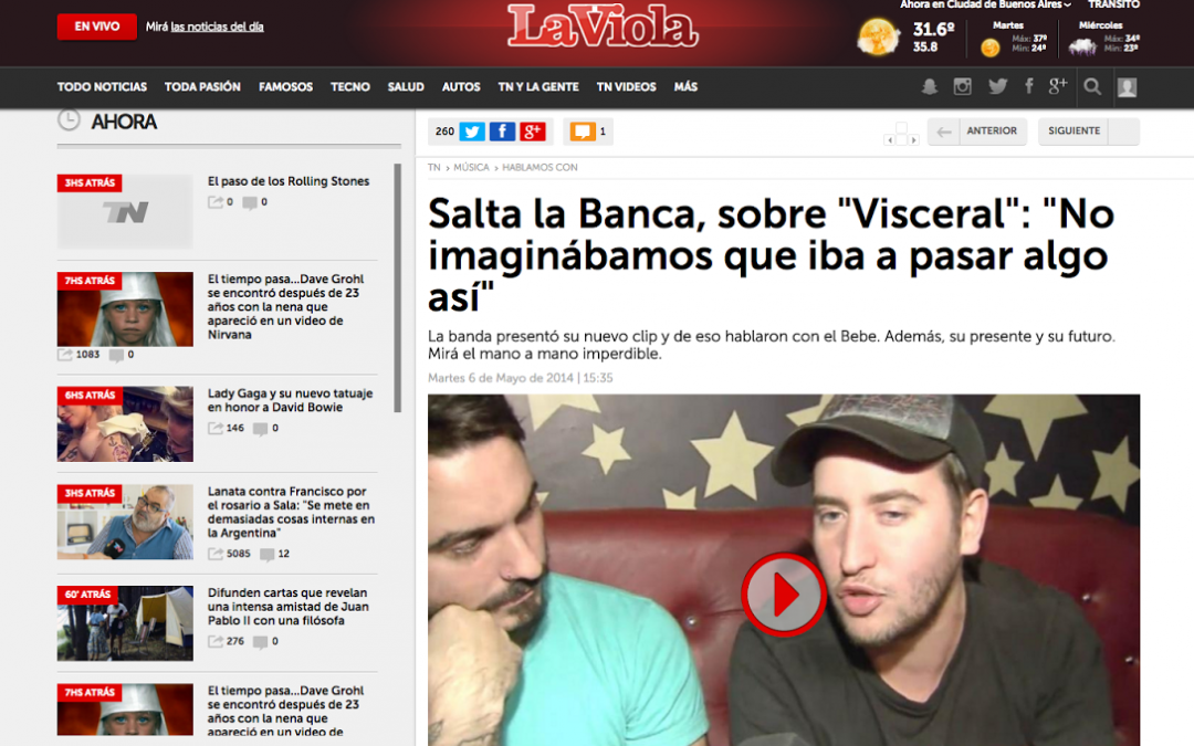 TN /// Estreno «Invierno Tibio» de Salta La Banca